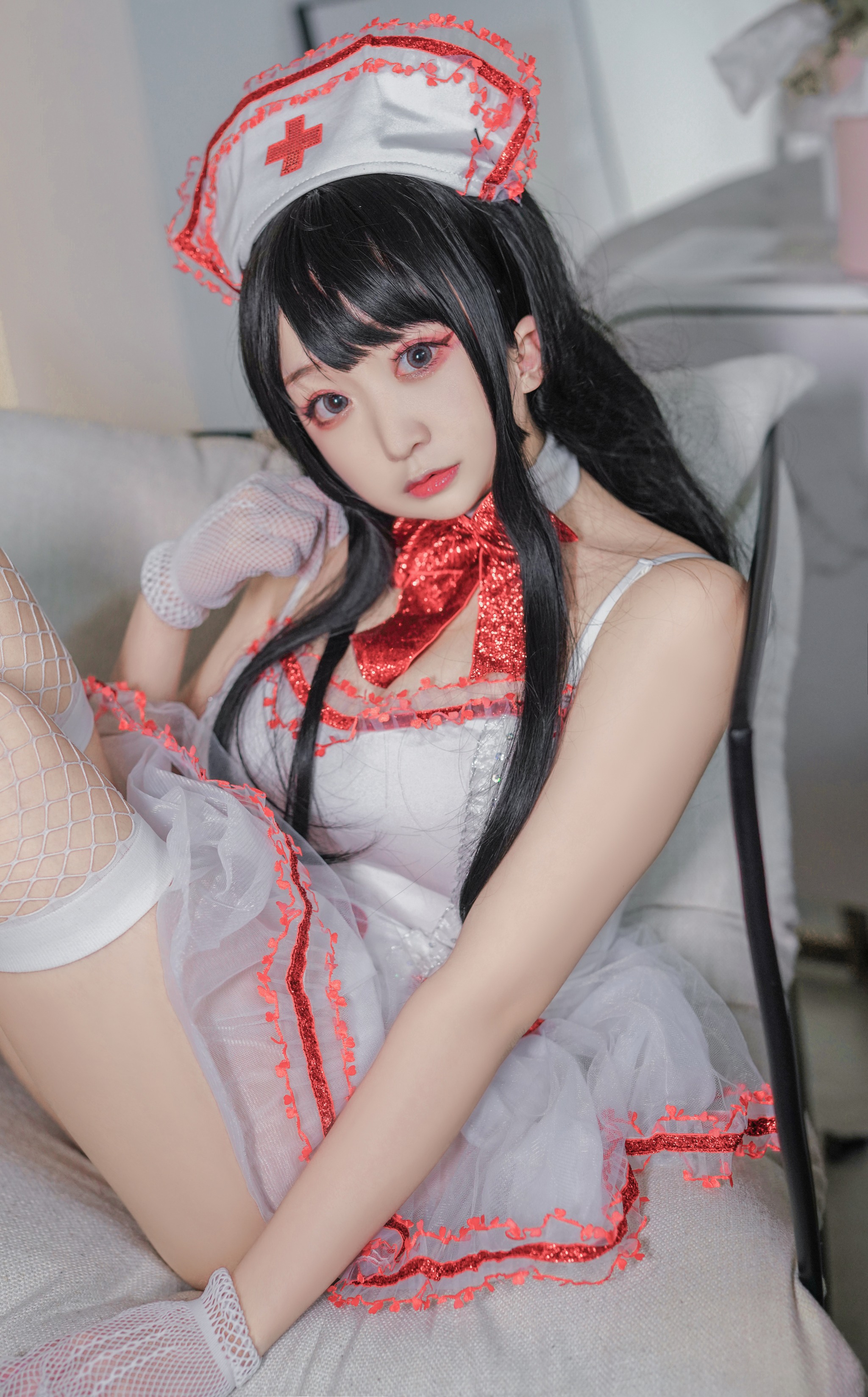图片[1]-恩田直幸 – NO.003 蕾丝护士 [42P]-XikXak